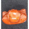 Bouddha en Jaspe Rouge