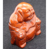 Bouddha en Jaspe Rouge