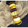 Bracelet en Ambre Multicolore