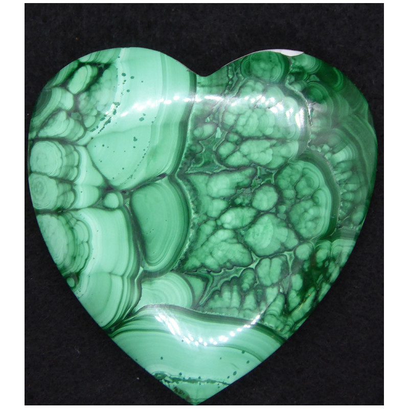 coeur en malachite