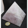 pyramide en quartz rose