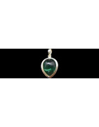  Fluorite Pendants Gemstone Pendants Fluorite Pendant, Silver Jewel  