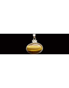 Pendentifs en Oeil de Tigre