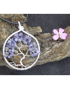 Gemstone Tree of Life Pendants